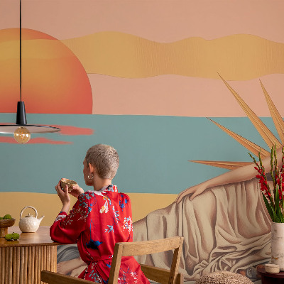 Samolepící tapeta Západ surrealismu