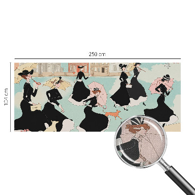 Samolepicí dekorativní fototapeta Ženy chodící