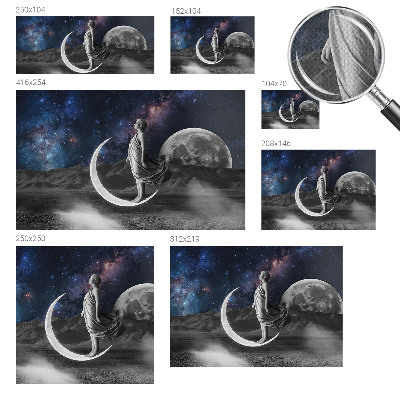 Samolepicí fototapeta na míru Noční sny