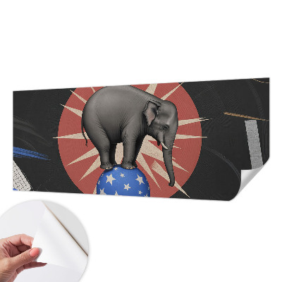 Samolepicí fototapeta Cirkusový slon