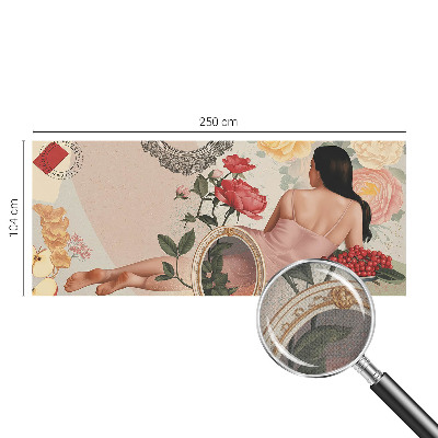 Samolepicí fototapeta na zeď Květinová elegance