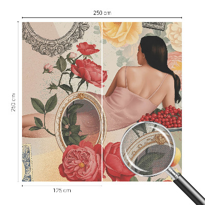 Samolepicí fototapeta na zeď Květinová elegance