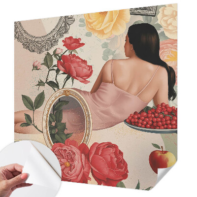 Samolepicí fototapeta na zeď Květinová elegance