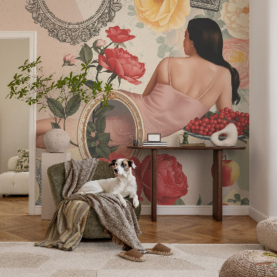 Samolepicí fototapeta na zeď Květinová elegance