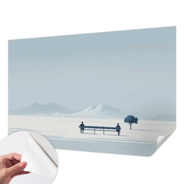 Samolepicí dekorativní fototapeta Minimalistická krajina