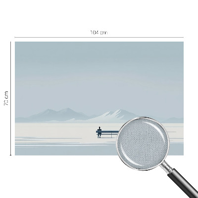 Samolepicí dekorativní fototapeta Minimalistická krajina