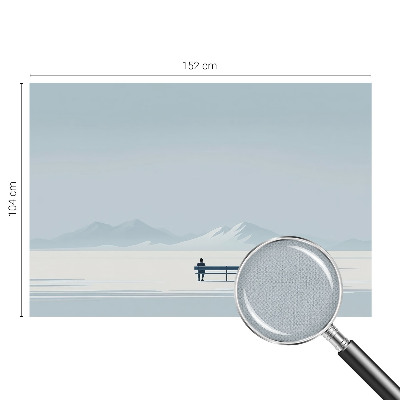 Samolepicí dekorativní fototapeta Minimalistická krajina