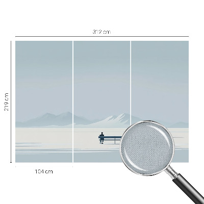 Samolepicí dekorativní fototapeta Minimalistická krajina