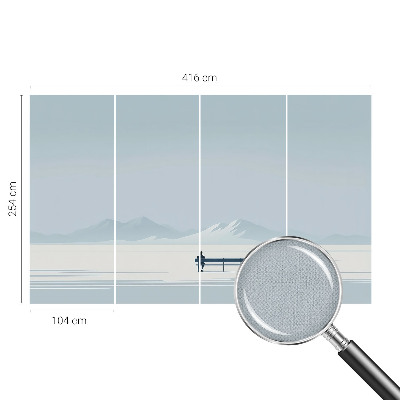 Samolepicí dekorativní fototapeta Minimalistická krajina