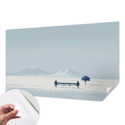 Samolepicí dekorativní fototapeta Minimalistická krajina