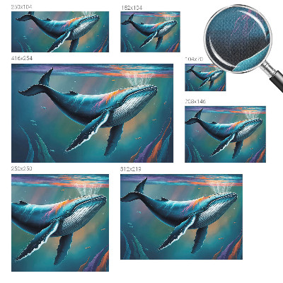 Samolepicí fototapeta na míru Mořský obr