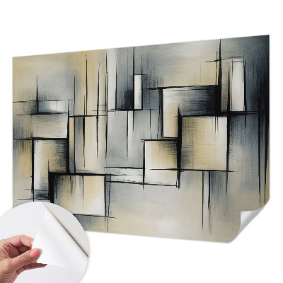 Samolepicí dekorativní fototapeta Abstraktní geometrie