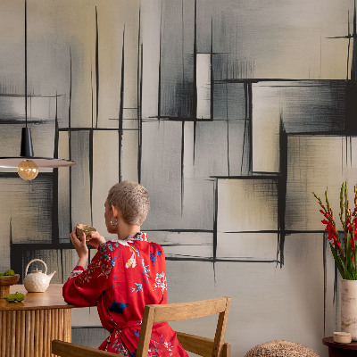 Samolepicí dekorativní fototapeta Abstraktní geometrie