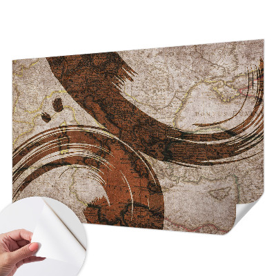 Fototapeta pro kluka Umělecká mapa