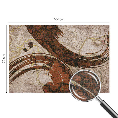 Fototapeta pro kluka Umělecká mapa