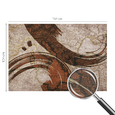 Fototapeta pro kluka Umělecká mapa