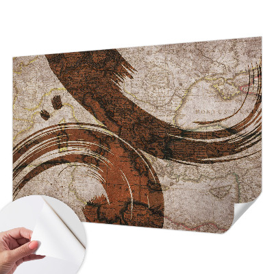 Fototapeta pro kluka Umělecká mapa