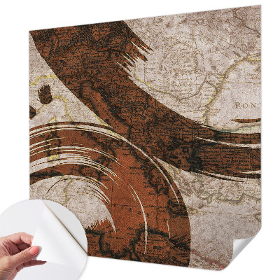 Fototapeta pro kluka Umělecká mapa