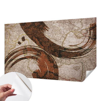 Fototapeta pro kluka Umělecká mapa