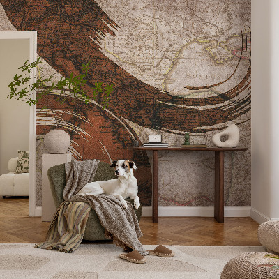 Fototapeta pro kluka Umělecká mapa