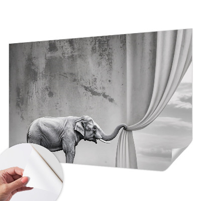 Samolepicí fototapeta na míru Surrealistický slon