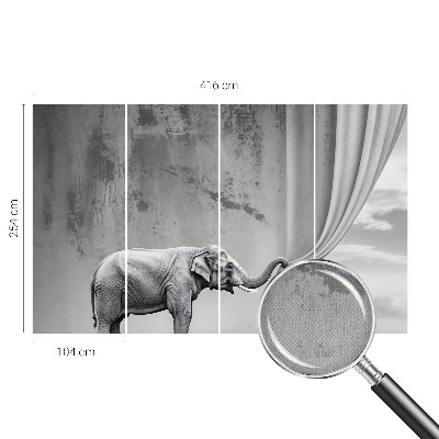 Samolepicí fototapeta na míru Surrealistický slon