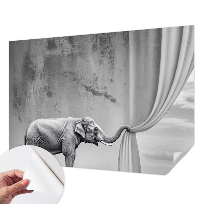 Samolepicí fototapeta na míru Surrealistický slon