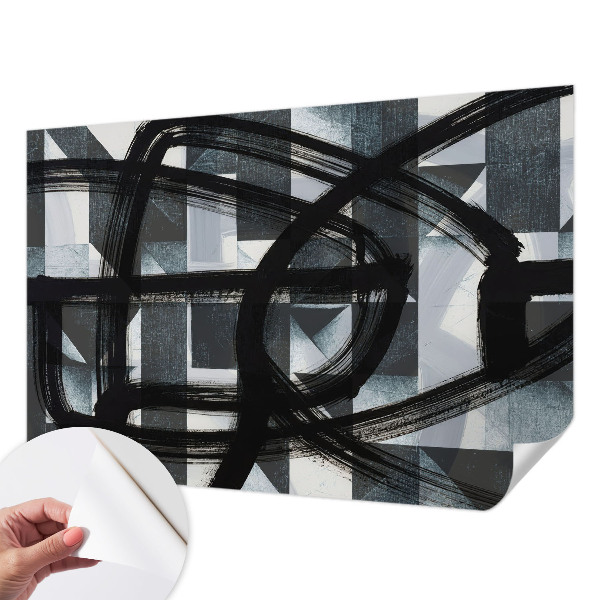 Samolepící tapeta Expresivní geometrie