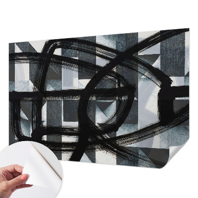Samolepící tapeta Expresivní geometrie