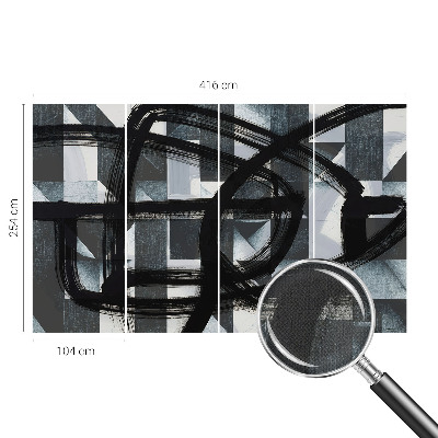 Samolepící tapeta Expresivní geometrie