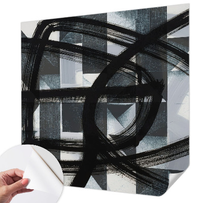 Samolepící tapeta Expresivní geometrie