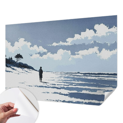 Samolepicí fototapeta do ložnice Ticho na pláži