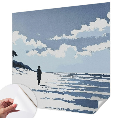 Samolepicí fototapeta do ložnice Ticho na pláži