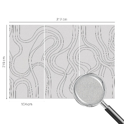 Fototapeta do dětského pokoje Organické linie