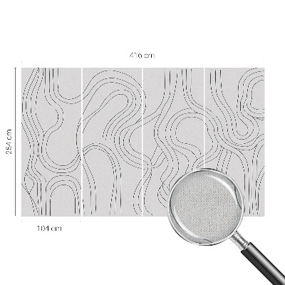 Fototapeta do dětského pokoje Organické linie