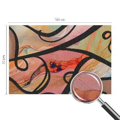 Samolepicí fototapeta na zeď Barevný pohyb