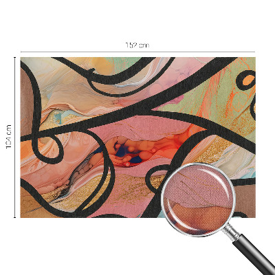 Samolepicí fototapeta na zeď Barevný pohyb