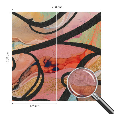 Samolepicí fototapeta na zeď Barevný pohyb