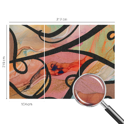 Samolepicí fototapeta na zeď Barevný pohyb