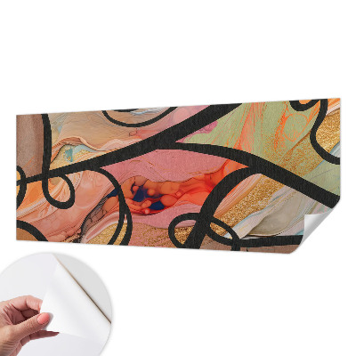 Samolepicí fototapeta na zeď Barevný pohyb