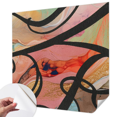 Samolepicí fototapeta na zeď Barevný pohyb