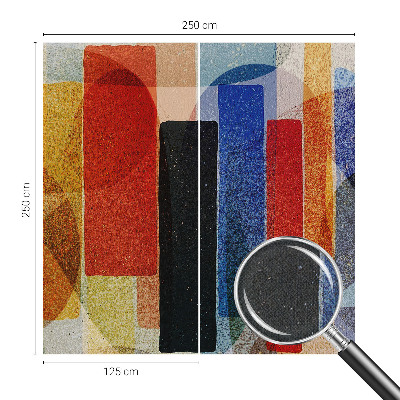 Samolepicí fototapeta do obýváků Geometrické tvary