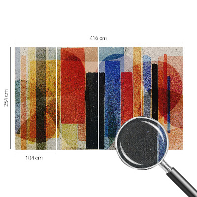 Samolepicí fototapeta do obýváků Geometrické tvary