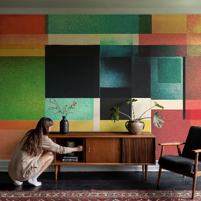 Moderní samolepicí fototapeta Geometrická abstrakce