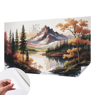 Samolepicí fototapeta na míru Horský podzim