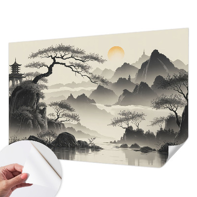 Samolepící fototapeta 3d Východní krajina