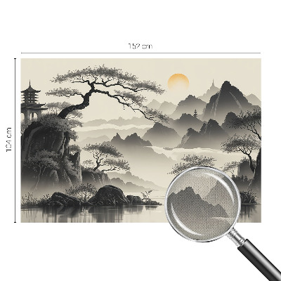 Samolepící fototapeta 3d Východní krajina