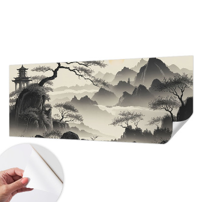 Samolepící fototapeta 3d Východní krajina