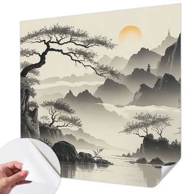 Samolepící fototapeta 3d Východní krajina