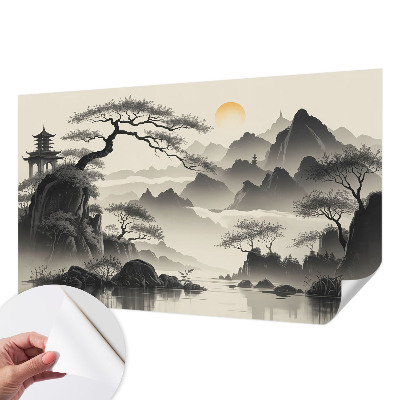 Samolepící fototapeta 3d Východní krajina